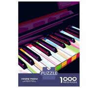Rompecabezas para Adolescentes De 1000 Piezas Piano Pop Art Rompecabezas para Adolescentes Juegos Relajantes Regalos para Mujeres para Cumpleaños, Navidad 70x50cm/1000pcs