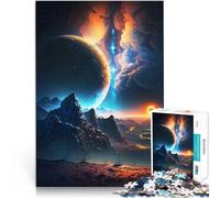 Rompecabezas para Adolescentes de 1000 Piezas Picos etéreos del crepúsculo Juego Intelectual Regalos de cumpleaños, Regalos, Arte Mural 75x50cm