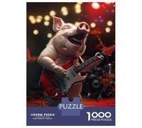 Rompecabezas para Adolescentes De 1000 Piezas Pig Rock Rompecabezas para Adolescentes Juego Práctico Desafío Difícil Desafiante De Completar 52x38cm/1000pcs