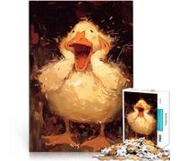 Rompecabezas para Adolescentes de 1000 Piezas Pintura del Patito sorprendido Juego Intelectual Colección de Artistas, Bellas Artes 52x38cm