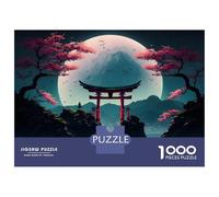 Rompecabezas para Adolescentes De 1000 Piezas Planet Torii Gate Lake Rompecabezas para Adultos Juegos Divertidos Una Obra De Arte Regalos De Cumpleaños Y Únicos 70x50cm/1000pcs