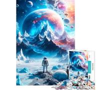 Rompecabezas para Adolescentes de 1000 Piezas Planeta Azul Desafío Educativo Juego de ingenio difícil para Mayores de 14 años 38x52cm