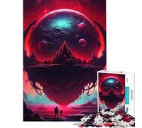Rompecabezas para Adolescentes de 1000 Piezas Planeta Desconocido Actividades Divertidas en casa Un desafío difícil Juguetes antiestrés para Mayores de 14 años Juego de Rompecabezas Incluido 38x52cm