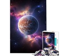 Rompecabezas para Adolescentes de 1000 Piezas Planeta Mercurio y Nebulosa Juego desafiante Juguete Educativo Mejora la Memoria Regalos de Amigo Invisible (Tamaño 75x50cm)