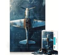 Rompecabezas para Adolescentes de 1000 Piezas Plano de Vuelo,diseño Premium,Juego de concentración Mental,diversión para el Tiempo Libre,Regalo artístico de Navidad 38x26cm