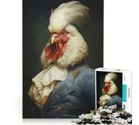 Rompecabezas para Adolescentes de 1000 Piezas: Pollo Artisticrat, Juego Familiar, Actividades Divertidas en casa, fortalece el Amor Entre Parejas 38x52cm