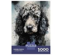 Rompecabezas para Adolescentes De 1000 Piezas Poodle Dog Furry Elegance Rompecabezas para Adultos Juegos Familiares Desafío Difícil Regalos De Cumpleaños Y Únicos 38x26cm/1000pcs