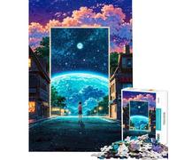 Rompecabezas para Adolescentes de 1000 Piezas Portal al Universo Juego práctico y desafiante Juguetes Regalos e Ideas de Corte de precisión (tamaño 38x26cm)