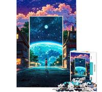 Rompecabezas para Adolescentes de 1000 Piezas Portal al Universo Juguetes educativos para Aprender Juego Familiar Decoración de Pared Regalos para Mujeres y Hombres (tamaño 50x75cm)