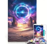 Rompecabezas para Adolescentes de 1000 Piezas: Portal del Desierto Cósmico, Juegos relajantes, decoración de Pared, Regalos para Amigos y Familiares 50x75cm