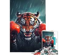 Rompecabezas para Adolescentes de 1000 Piezas ¡Prepárate! Desafío de Inteligencia Cerebral Juguetes adictivos Juego Familiar Alivia el estrés Regalo Divertido (Tamaño 38x52cm)