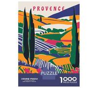 Rompecabezas para Adolescentes De 1000 Piezas Provence Travel Rompecabezas DIY Juguetes Vacaciones En Casa Matar El Tiempo Cumpleaños Y Navidad 70x50cm/1000pcs
