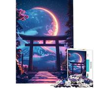 Rompecabezas para Adolescentes de 1000 Piezas Puerta Celestial de Japón Juego práctico y desafiante Juguetes Regalos Ideas de Corte de precisión (Tamaño 38x26cm)