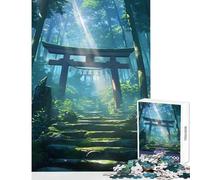 Rompecabezas para Adolescentes de 1000 Piezas Puerta Torii de la Paz Juguetes de decoración para el hogar Regalos de Amigo Secreto Juegos Familiares Ayuda a ejercitar el Cerebro tamaño 38x52cm