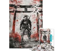 Rompecabezas para Adolescentes de 1000 Piezas Puerta Torii Rompecabezas japonés Juego de ingenio Carrera de Velocidad Manual Ayuda a ejercitar el Cerebro (tamaño 38x26cm)