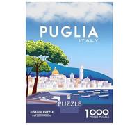 Rompecabezas para Adolescentes De 1000 Piezas Puglia Italy Travel Rompecabezas Juguete Decoración De Pared Vacaciones En Casa Matar El Tiempo Desafío Educativo 38x26cm/1000pcs