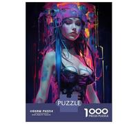 Rompecabezas para Adolescentes De 1000 Piezas Punk Girl No7 Rompecabezas para Adultos Juegos Relajantes Análisis Y Lógica Difícil Y Desafiante 52x38cm/1000pcs