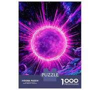 Rompecabezas para Adolescentes De 1000 Piezas Purple Star in Space Rompecabezas para Adultos Juego De Ingenio Una Obra De Arte Actividades Divertidas En Casa 38x26cm/1000pcs