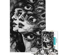 Rompecabezas para Adolescentes de 1000 Piezas ¿Quién Soy? Rompecabezas para Adolescentes Juego de ingenio Regalos para Mujeres Difícil y desafiante (Tamaño 38x52cm)