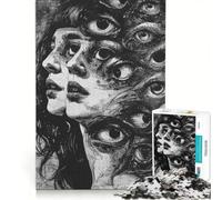 Rompecabezas para Adolescentes de 1000 Piezas ¿Quién Soy yo? Juego Imposible desafío difícil cumpleaños 50x75cm