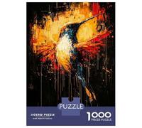 Rompecabezas Para Adolescentes De 1000 Piezas Radiant Flight Contemporary Expressionist Hummingbird Rompecabezas Para Adultos Juego De Ingenio Para Mejorar La Memoria Actividades Divertidas En Casa 38