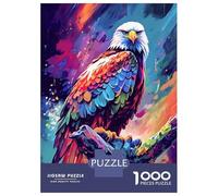 Rompecabezas para Adolescentes De 1000 Piezas Rainbow Eagle Rompecabezas para Adultos Juguetes Antiestrés Decoración De Pared Interacción Entre Padres E Hijos 38x26cm/1000pcs