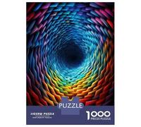 Rompecabezas para Adolescentes De 1000 Piezas Rainbow Spiral Tunnel Rompecabezas para Adultos Juego Familiar Difícil Difícil Cumpleaños Y Navidad 38x26cm/1000pcs