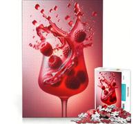 Rompecabezas para Adolescentes de 1000 Piezas Raspberry Collins Drama Berry Burst Juego Educativo dificultad difícil colección de Artistas Bellas Artes 38x52cm