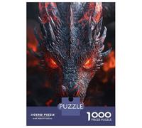 Rompecabezas para Adolescentes De 1000 Piezas Red Eyed Dragon Rompecabezas para Adultos Juego Práctico Pero Divertido Y Humorístico Regalo De Cumpleaños, Regalos, 38x26cm/1000pcs