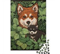 Rompecabezas para Adolescentes De 1000 Piezas Red Panda Family in Nature Rompecabezas para Adultos Juegos Relajantes Mejora La Memoria Desafiante De Completar 52x38cm/1000pcs