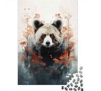 Rompecabezas para Adolescentes De 1000 Piezas Red Panda Wall Art Print Rompecabezas para Adultos Juegos Relajantes Decoración del Hogar 70x50cm/1000pcs