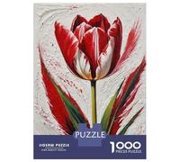 Rompecabezas para Adolescentes De 1000 Piezas Rembrandt Tulip Painting Rompecabezas para Adultos Juego De Ingenio para Mejorar La Memoria Actividades Divertidas En Casa 38x26cm/1000pcs