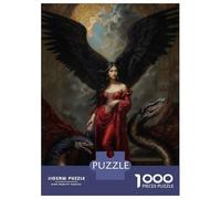Rompecabezas para Adolescentes De 1000 Piezas Renaissance Lilith Rompecabezas para Adultos Juegos Familiares Corte De Precisión Juego Desafiante Regalos 52x38cm/1000pcs