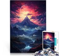 Rompecabezas para Adolescentes de 1000 Piezas Resplandor Astral Entrena tu Cerebro y Tus Manos Decoración hogar 38x26cm