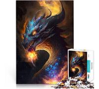 Rompecabezas para Adolescentes de 1000 Piezas Resumen de la Nebulosa del Dragón Desafiante Difícil Regalo de cumpleaños 38x26cm