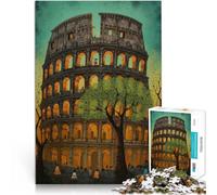 Rompecabezas para Adolescentes de 1000 Piezas Resumen del Coliseo de Roma Juguetes de Juego desafiantes Mejorar el Amor Entre Parejas 75x50cm