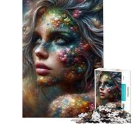 Rompecabezas para Adolescentes de 1000 Piezas Retrato de Hadas cósmicas Rompecabezas para Adultos Juegos relajantes Regalo de cumpleaños difícil y desafiante (tamaño 50x75cm)