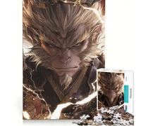 Rompecabezas para Adolescentes de 1000 Piezas: Retrato de Wukong de Black Myth, Juego Imposible, para Relajarse intelectualmente, Regalo para Mujeres 50x75cm