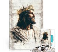Rompecabezas para Adolescentes de 1000 Piezas Rey de Reyes Juguetes adictivos Que desafían la Inteligencia Cerebral decoración de Pared 26x38cm
