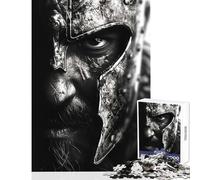 Rompecabezas para Adolescentes de 1000 Piezas Rey Leónidas Guerra Espartana Juguetes antiestrés Ideas de Regalo Juego práctico Interesante reducción del estrés tamaño 50x75cm
