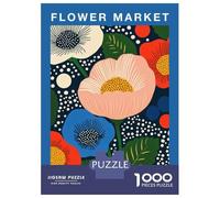 Rompecabezas para Adolescentes De 1000 Piezas Rhodes Flower Market Botanical Travel Art Print Rompecabezas para Adultos Juegos Divertidos Una Obra De Arte Cumpleaños Y Navidad 38x26c