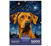 Rompecabezas para Adolescentes De 1000 Piezas Rhodesian Ridgeback Rompecabezas para Adultos Juguetes De Bricolaje Análisis Y Lógica Regalo De Cumpleaños, Regalos, 52x38cm/1000pcs