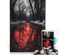 Rompecabezas para Adolescentes de 1000 Piezas Río de Sangre, Juego de ingenio, desafiante de completar, Toda la Familia 50x75cm