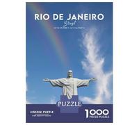 Rompecabezas para Adolescentes De 1000 Piezas Rio Rompecabezas para Adultos Juguetes Antiestrés Decoración De Pared Actividades Divertidas En Casa 52x38cm/1000pcs