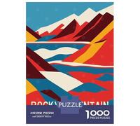 Rompecabezas para Adolescentes De 1000 Piezas Rocky Mountain Travel Art Rompecabezas para Adultos Juguetes Antiestrés Regalo De Cumpleaños Cumpleaños 38x26cm/1000pcs