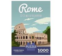 Rompecabezas para Adolescentes De 1000 Piezas Rome Colosseum Travel Rompecabezas Juguete Decoración De Pared Vacaciones En Casa Matar El Tiempo Desafío Educativo 38x26cm/1000pcs