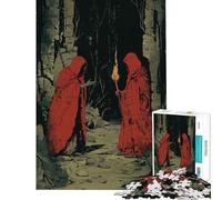 Rompecabezas para Adolescentes de 1000 Piezas Rompecabezas de Encuentro Misterioso Juego práctico Divertido y humorístico Regalo Ideal para Reducir el estrés (Tamaño 38x52cm)