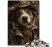 Rompecabezas para Adolescentes de 1000 Piezas, Rompecabezas de Perro Detective, Juegos educativos, decoración del hogar, colección de Artistas, Bellas Artes, 50x75cm