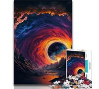 Rompecabezas para Adolescentes de 1000 Piezas Rompecabezas del Fin del Universo Juego Educativo Familiar Adecuado para decoración de Escritorio 26x38cm