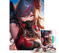 Rompecabezas para Adolescentes de 1000 Piezas Rompecabezas Ninja Tradicionales para Adultos Juego Familiar Carrera de Velocidad Manual cumpleaños (tamaño 50x75cm)